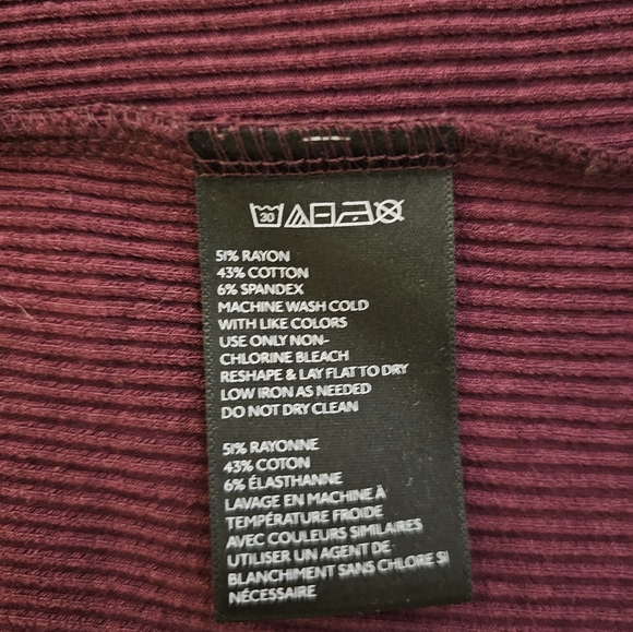 Urban Outfitters Off-Shoulder Burgundy Dress - Picture 4 of 5